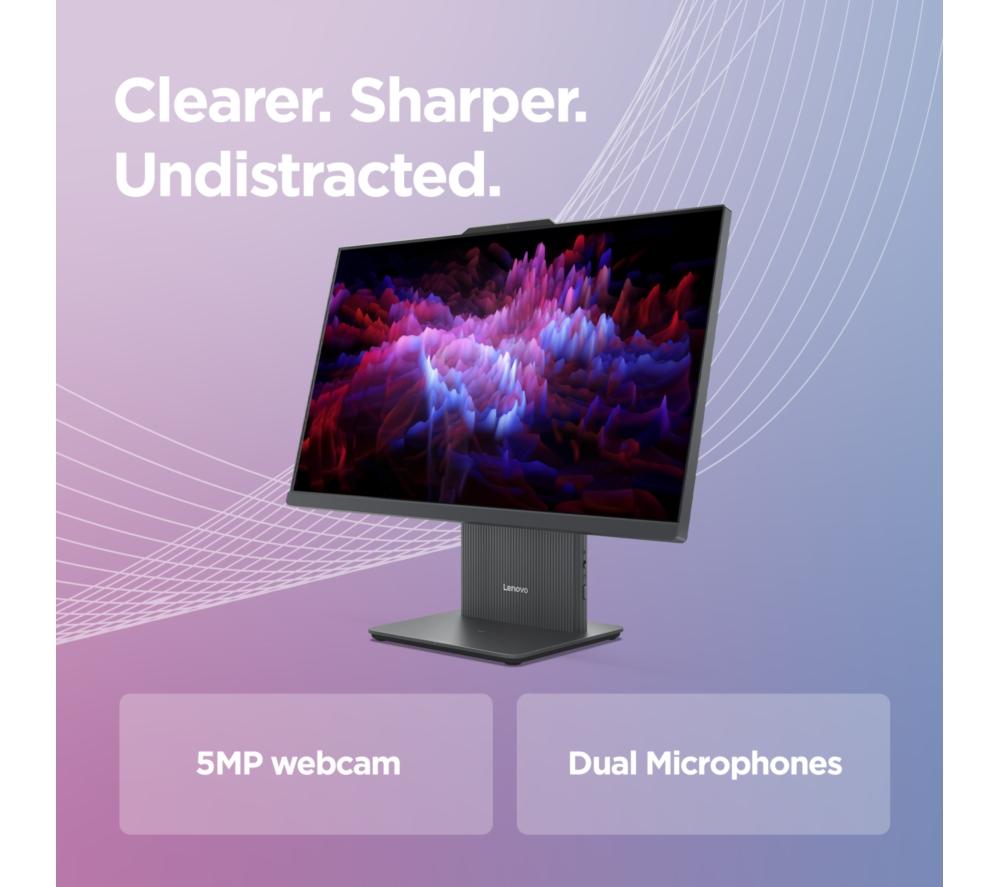 LENOVO IdeaCentre AIO 23.8" All-in-One PC - Intel&reg; Core&trade; i5, 512 GB SSD, Grey image number 7 of 12