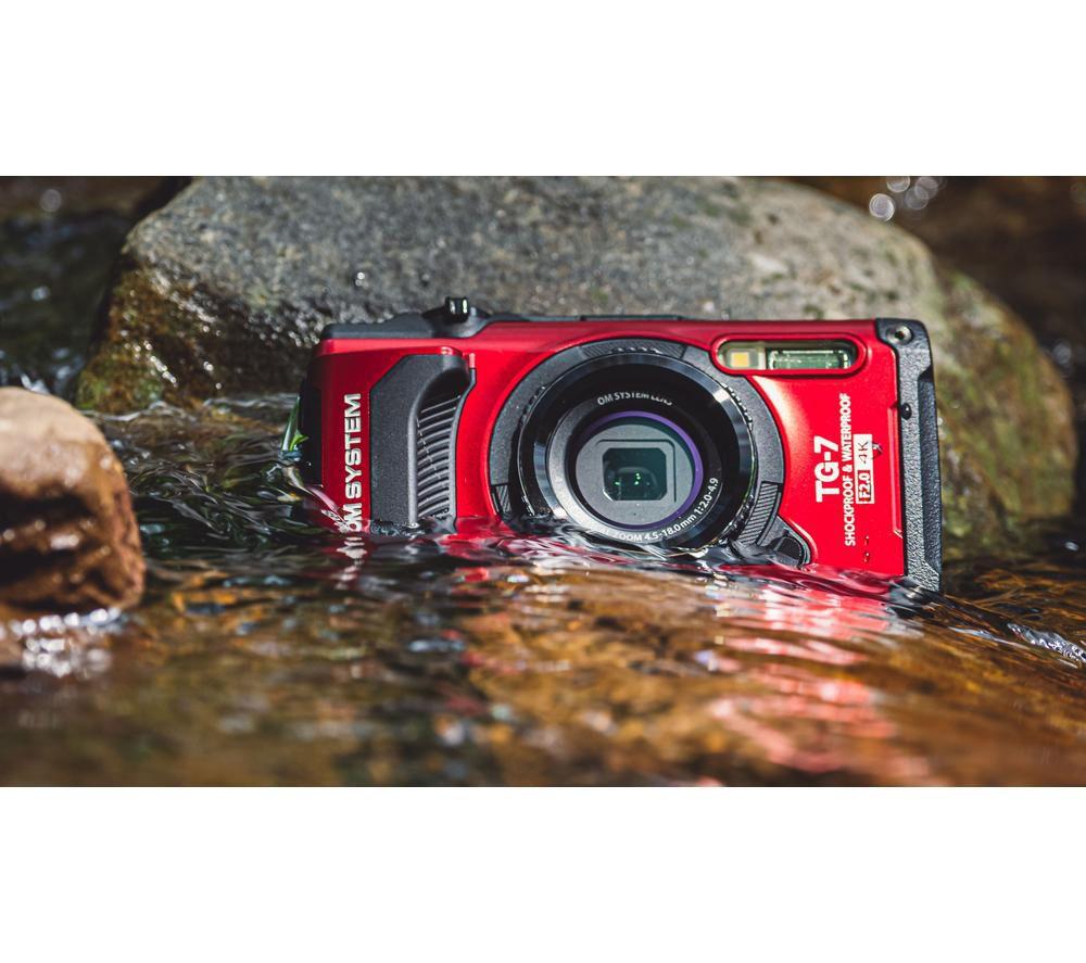 OM SYSTEM Tough TG-7 Digital Camera - Red image number 4 of 8