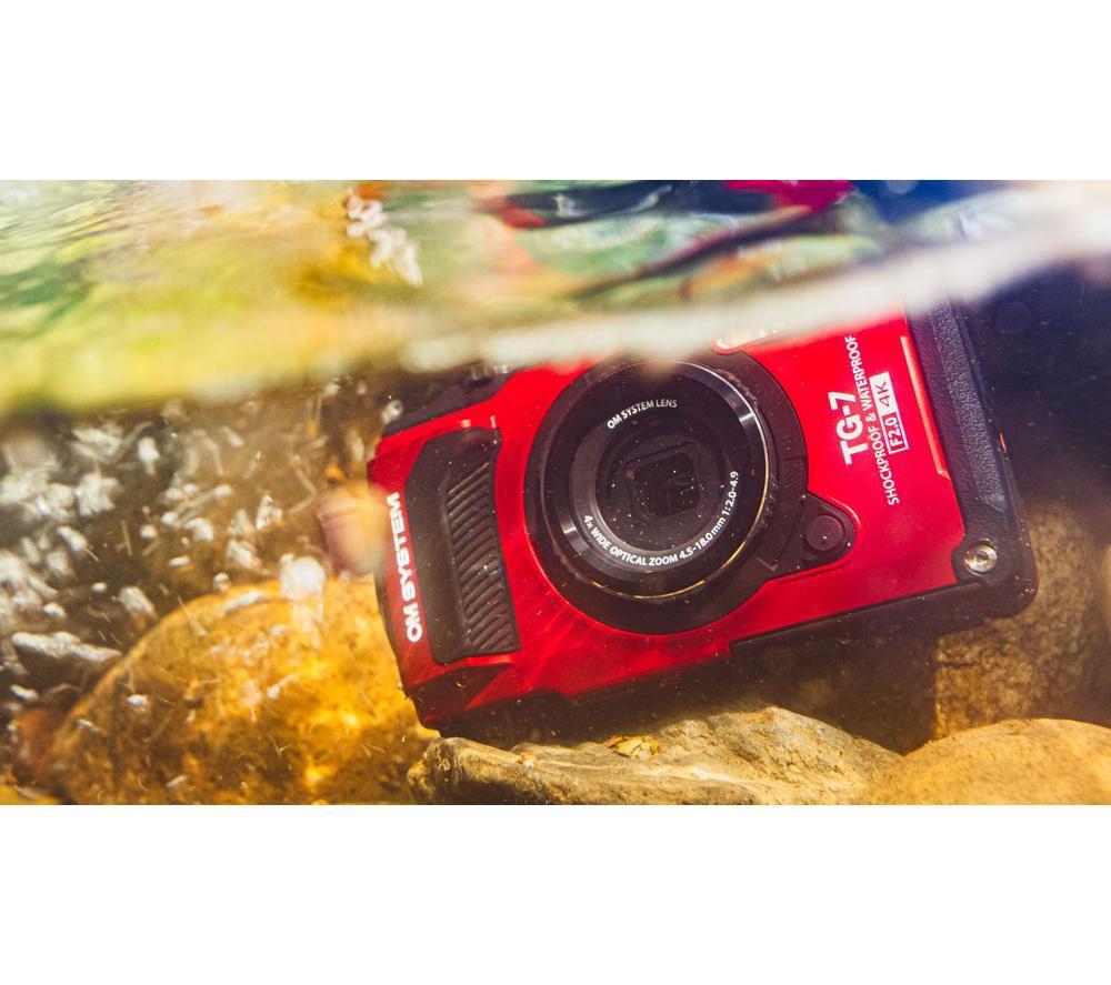 OM SYSTEM Tough TG-7 Digital Camera - Red image number 8 of 8