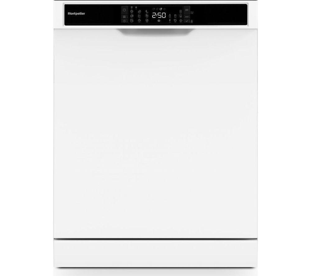 MONTPELLIER MDWC1496W Full-Size Dishwasher – White, White