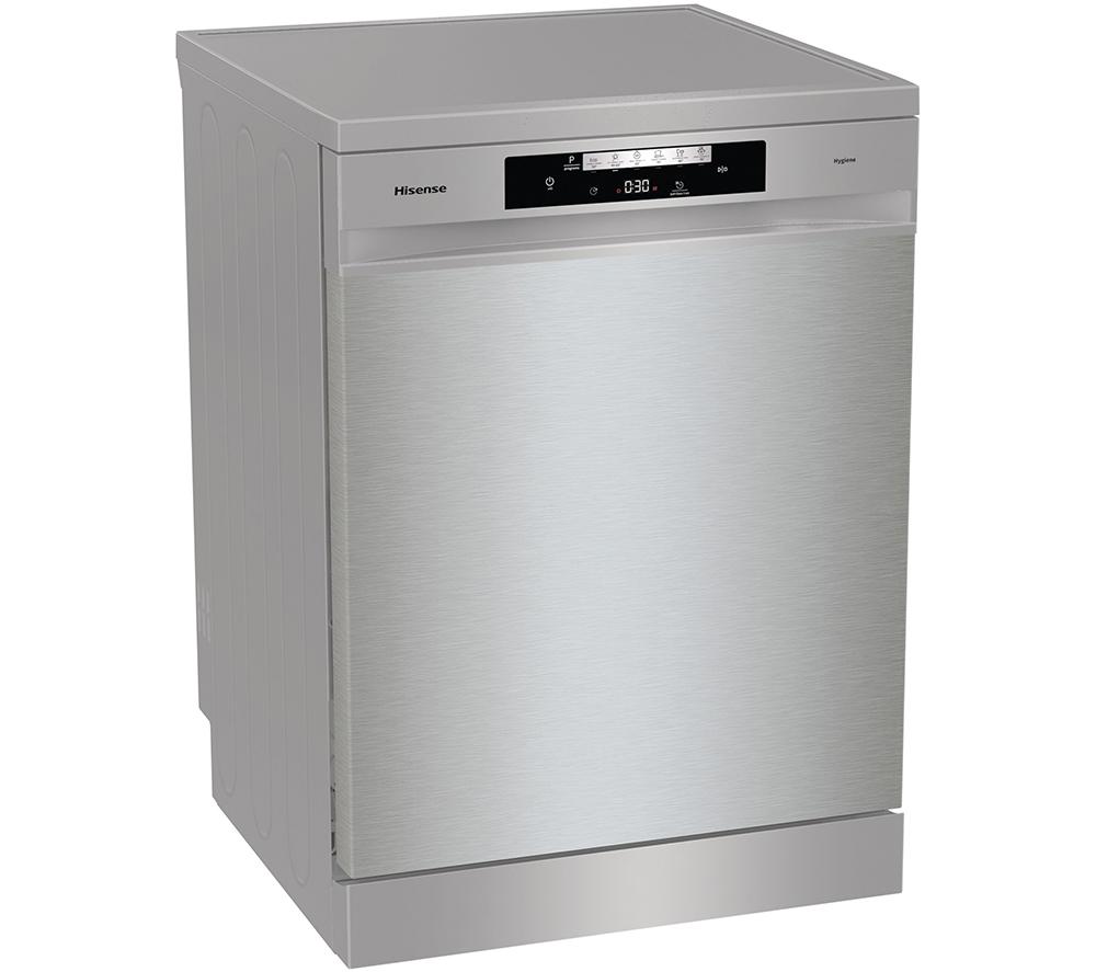 Buy HISENSE HS642D90XUK Fullsize Dishwasher Stainless Steel Currys