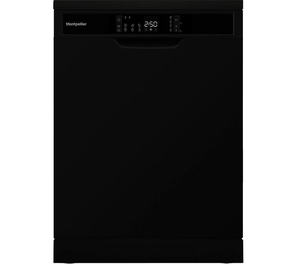 MONTPELLIER MDWD1464K Full-Size Dishwasher – Black, Black