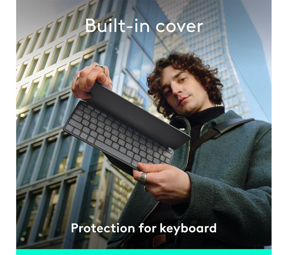 LOGITECH Keys-to-go 2 Wireless Keyboard for Mac - Graphite image number 3 of 9