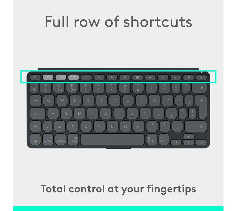 LOGITECH Keys-to-go 2 Wireless Keyboard for Mac - Graphite image number 9 of 9
