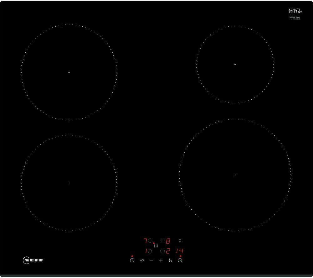 NEFF N30 T36FBE1L0 60 cm Electric Induction Hob – Black, Black