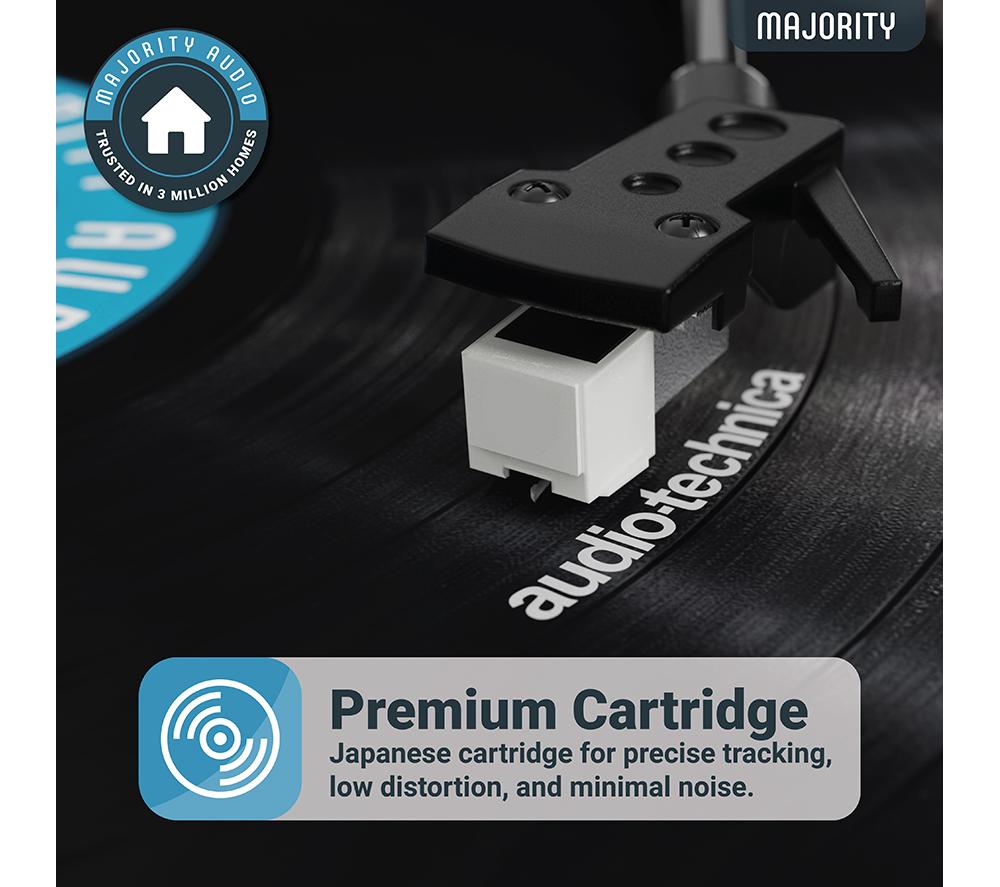 MAJORITY Moto Bluetooth Turntable - Walnut image number 5 of 8