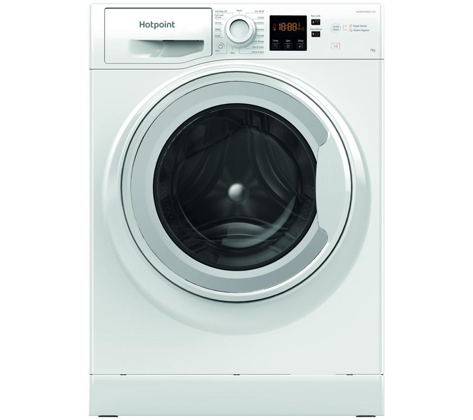 HOTPOINT Anti-Stain NSWR 7469 WK UK 7 kg 1400 Spin Washing Machine - White
