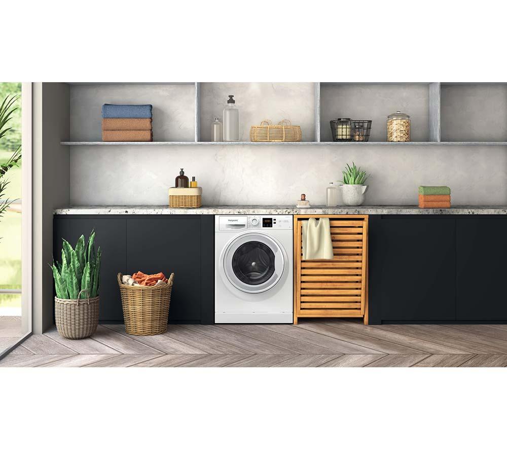 HOTPOINT Anti-Stain NSWR 7469 WK UK 7 kg 1400 Spin Washing Machine - White image number 9 of 10
