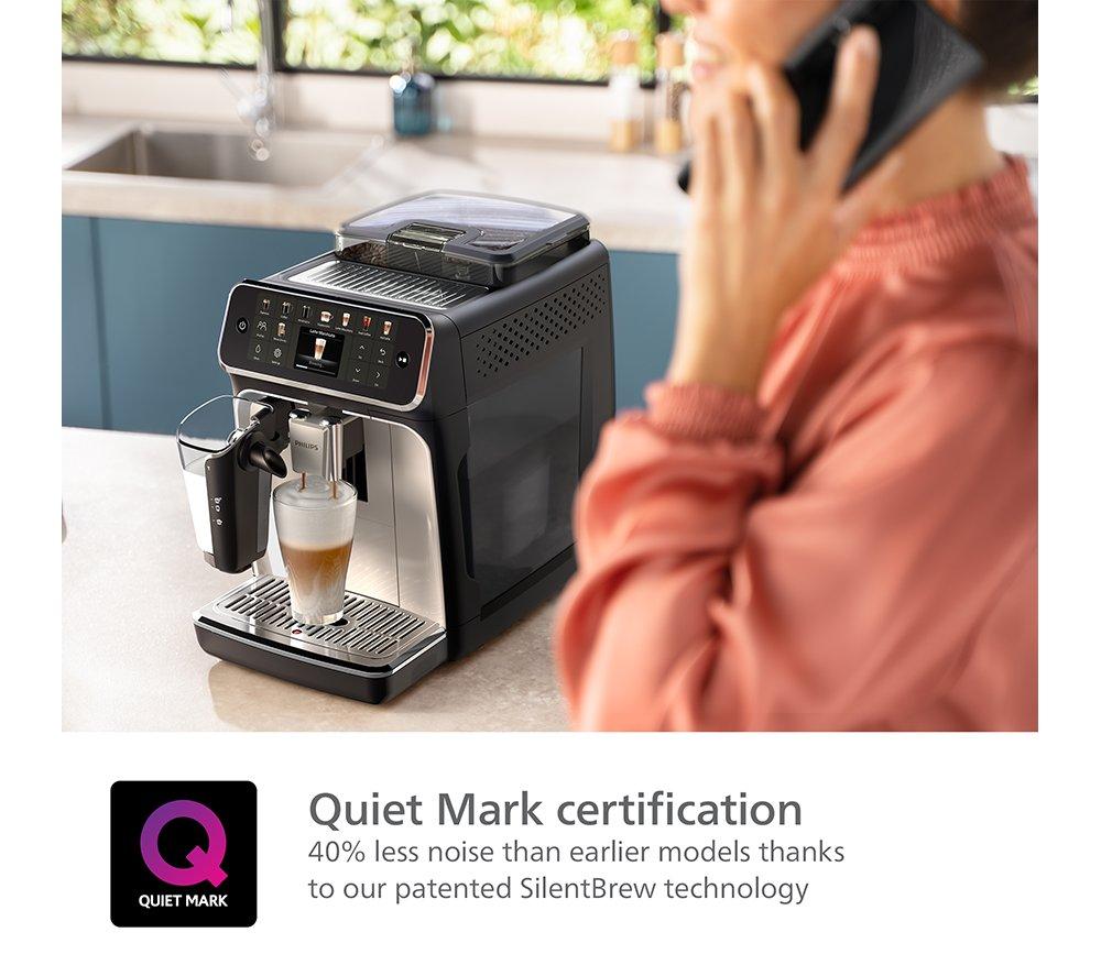 PHILIPS Series 5500 LatteGo EP5546/70 Bean to Cup Coffee Machine - Silver and Black image number 6 of 13