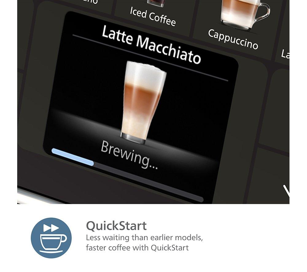 PHILIPS Series 5500 LatteGo EP5546/70 Bean to Cup Coffee Machine - Silver and Black image number 7 of 13