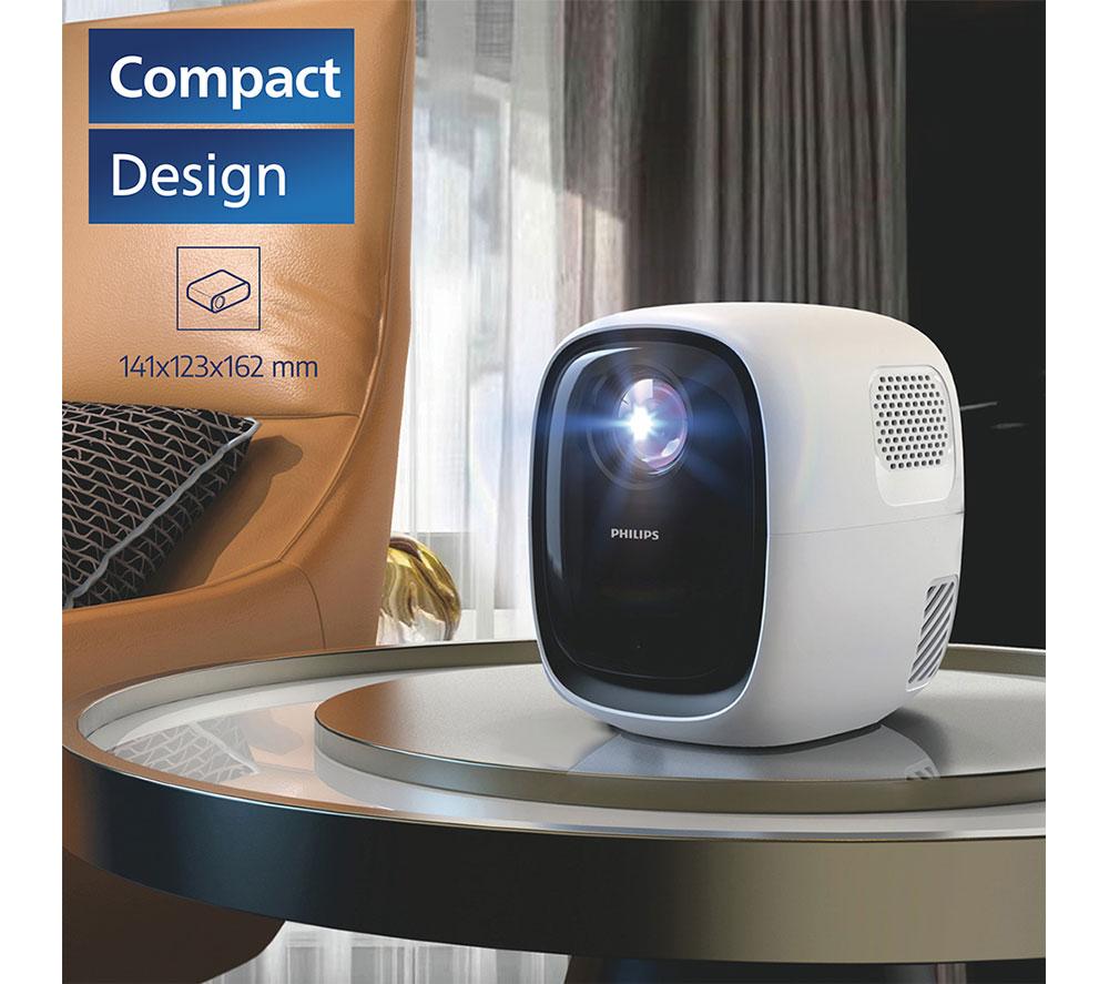 PHILIPS NeoPix 130 Smart HD Ready Home Cinema Projector - Arctic White image number 5 of 9