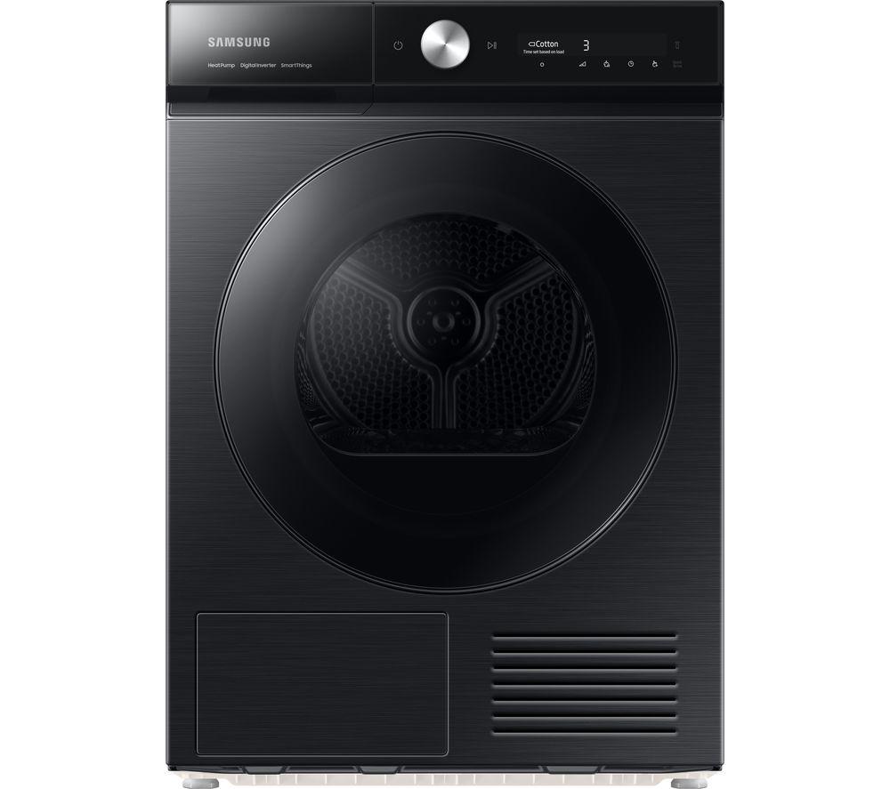 SAMSUNG Bespoke Series 8 Super Speed Dry DV90BB9545GBS1 WiFi-enabled 9 kg Heat Pump Tumble Dryer  Black, Black