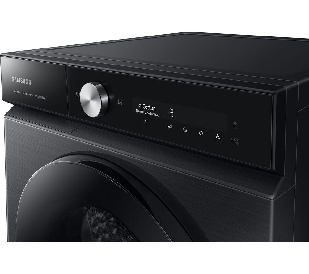 SAMSUNG Bespoke Series 8 Super Speed Dry DV90BB9545GBS1 WiFi-enabled 9 kg Heat Pump Tumble Dryer &ndash; Black image number 3 of 10