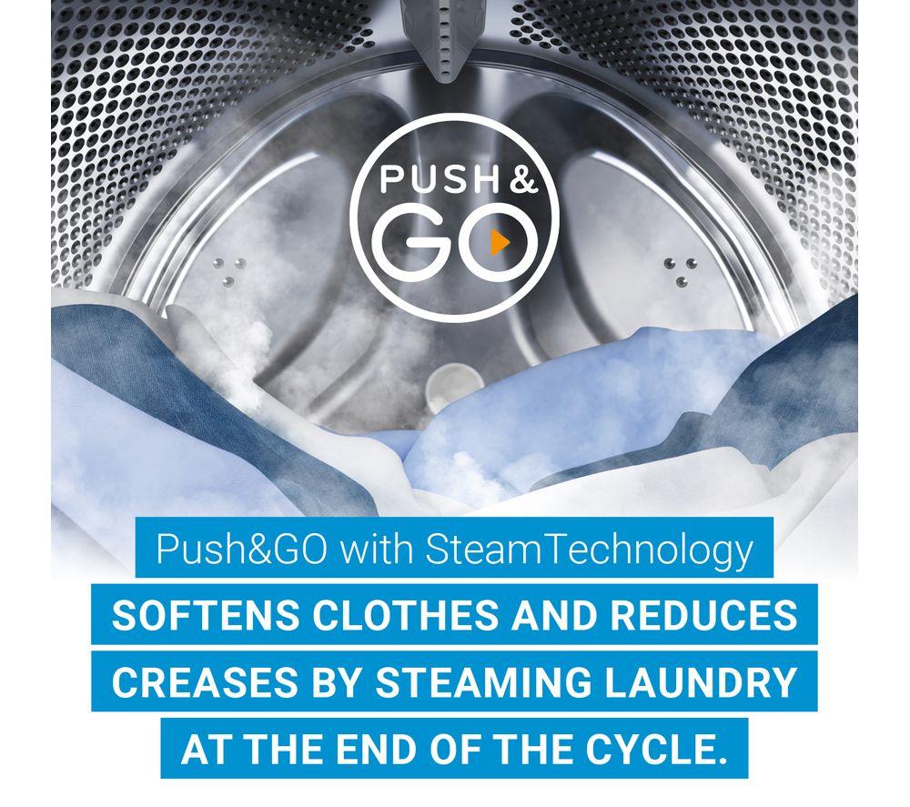 INDESIT Steam Push&Go BDE 96436 WV UK 9 kg Washer Dryer - White image number 2 of 10