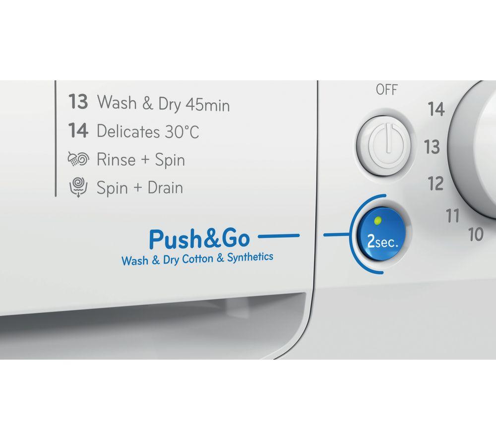 INDESIT Steam Push&Go BDE 96436 WV UK 9 kg Washer Dryer - White image number 6 of 10