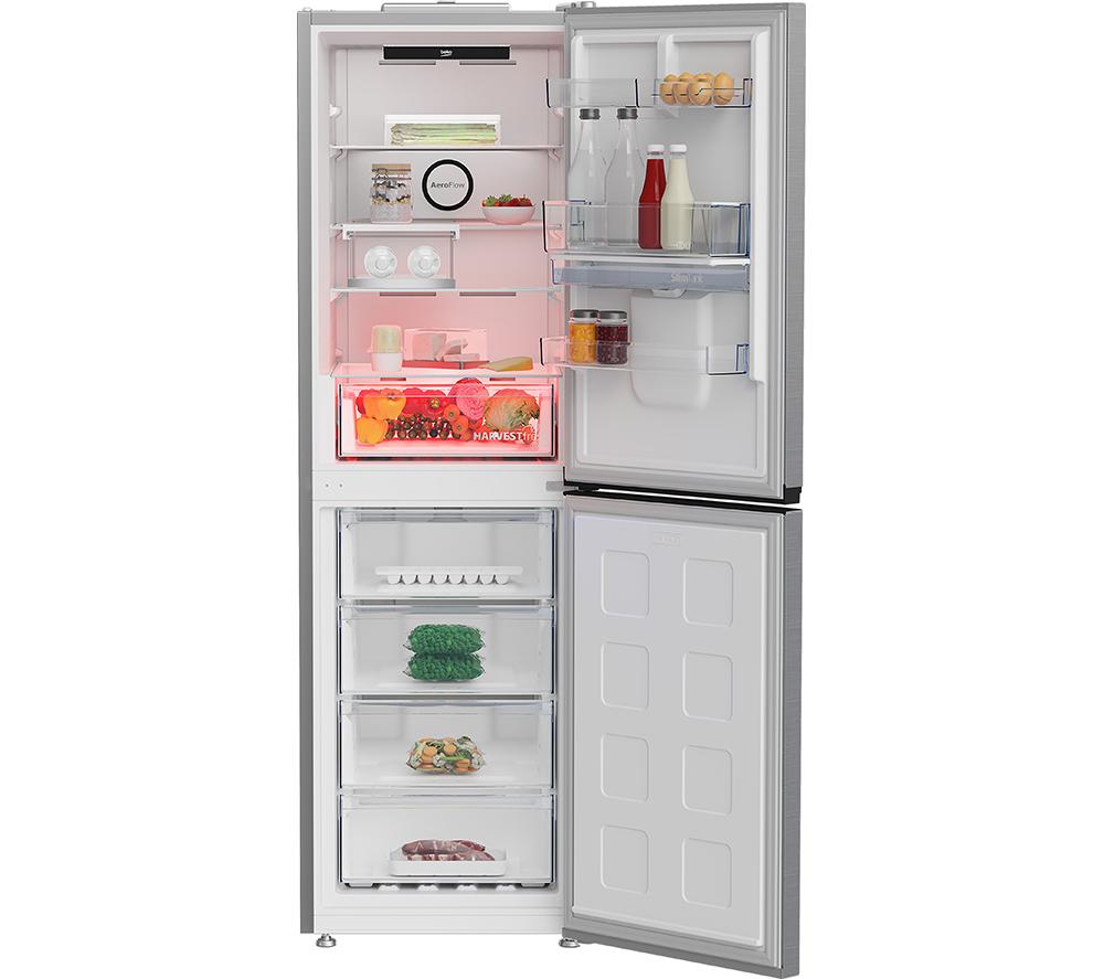 BEKO Pro HarvestFresh AeroFlow CNG4692DVPS 50/50 Fridge Freezer - Stainless Steel image number 2 of 9