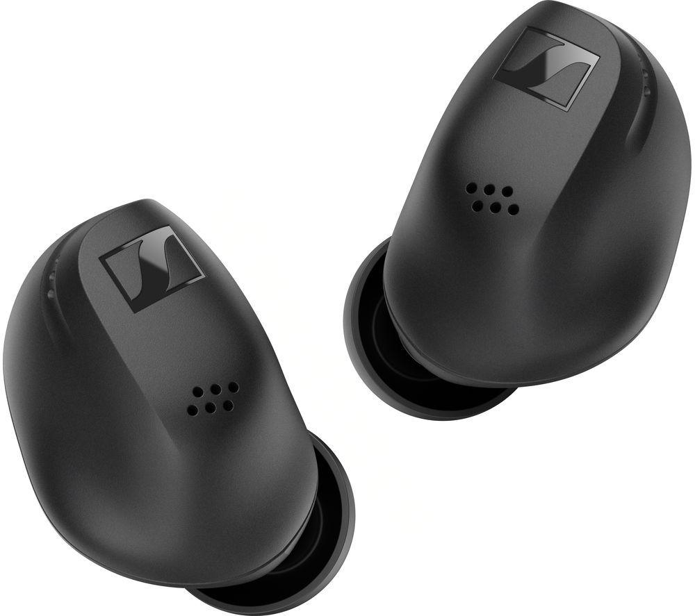 SENNHEISER Accentum Wireless Bluetooth Noise-Cancelling Earbuds - Black image number 3 of 5