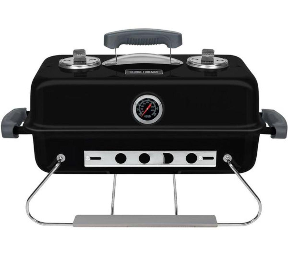 GEORGE FOREMAN On-The-Go GFPTBBQ1004B Portable Charcoal BBQ review