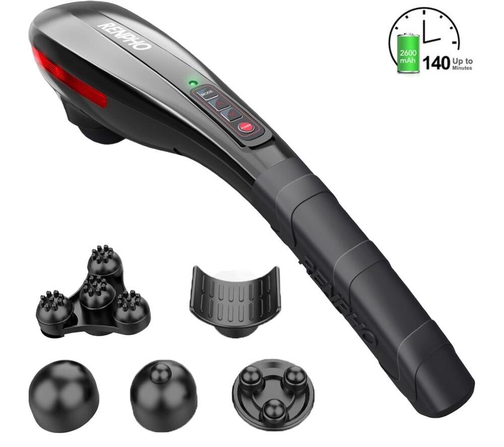 RENPHO Edge Cordless Handheld Body Massager - Black image number 2 of 3
