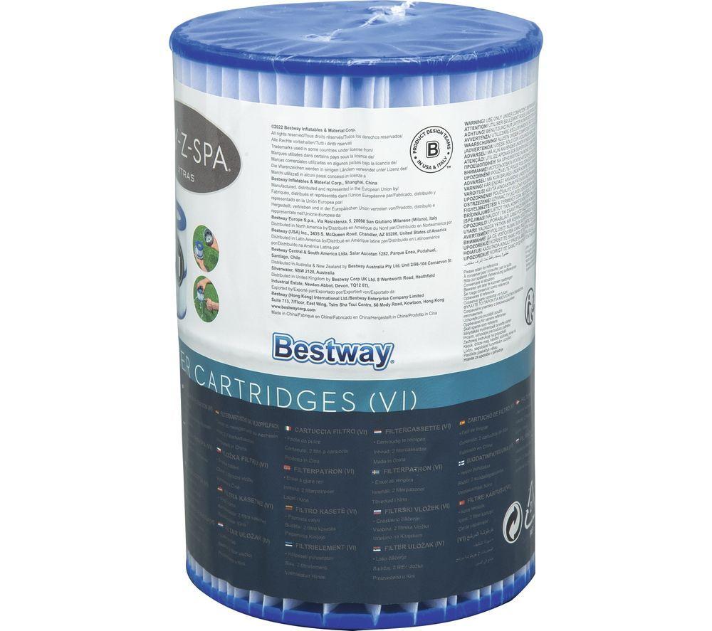 LAY-Z-SPA Filter Cartridge - Pack of 12 image number 3 of 5