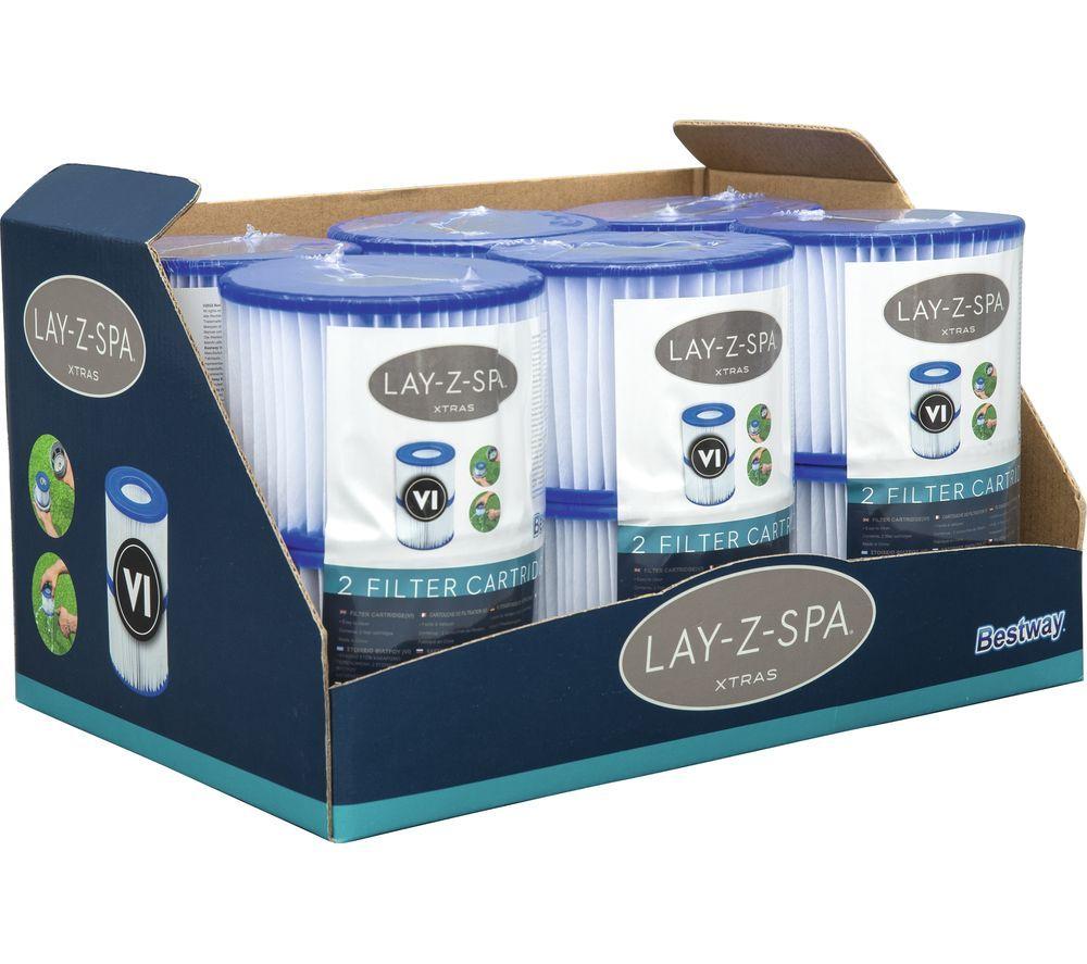 LAY-Z-SPA Filter Cartridge - Pack of 12 image number 5 of 5