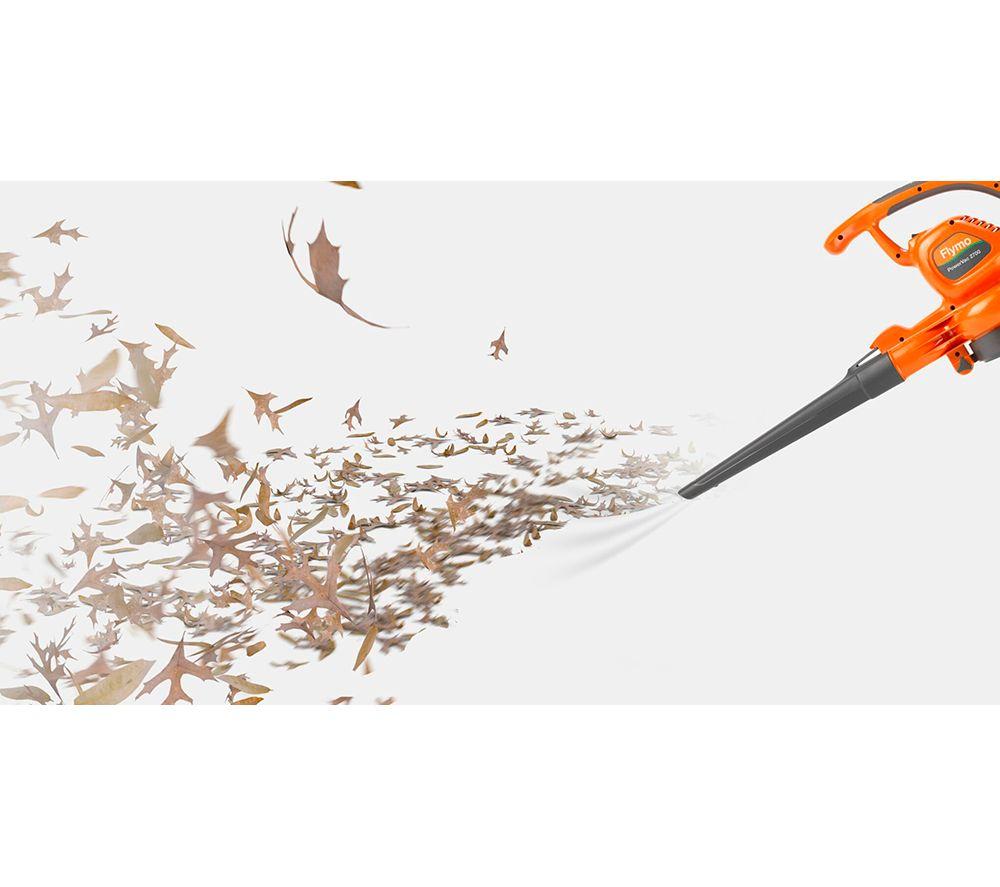 FLYMO PowerVac 2700 Garden Vacuum & Leaf Blower - Orange & Grey image number 8 of 8