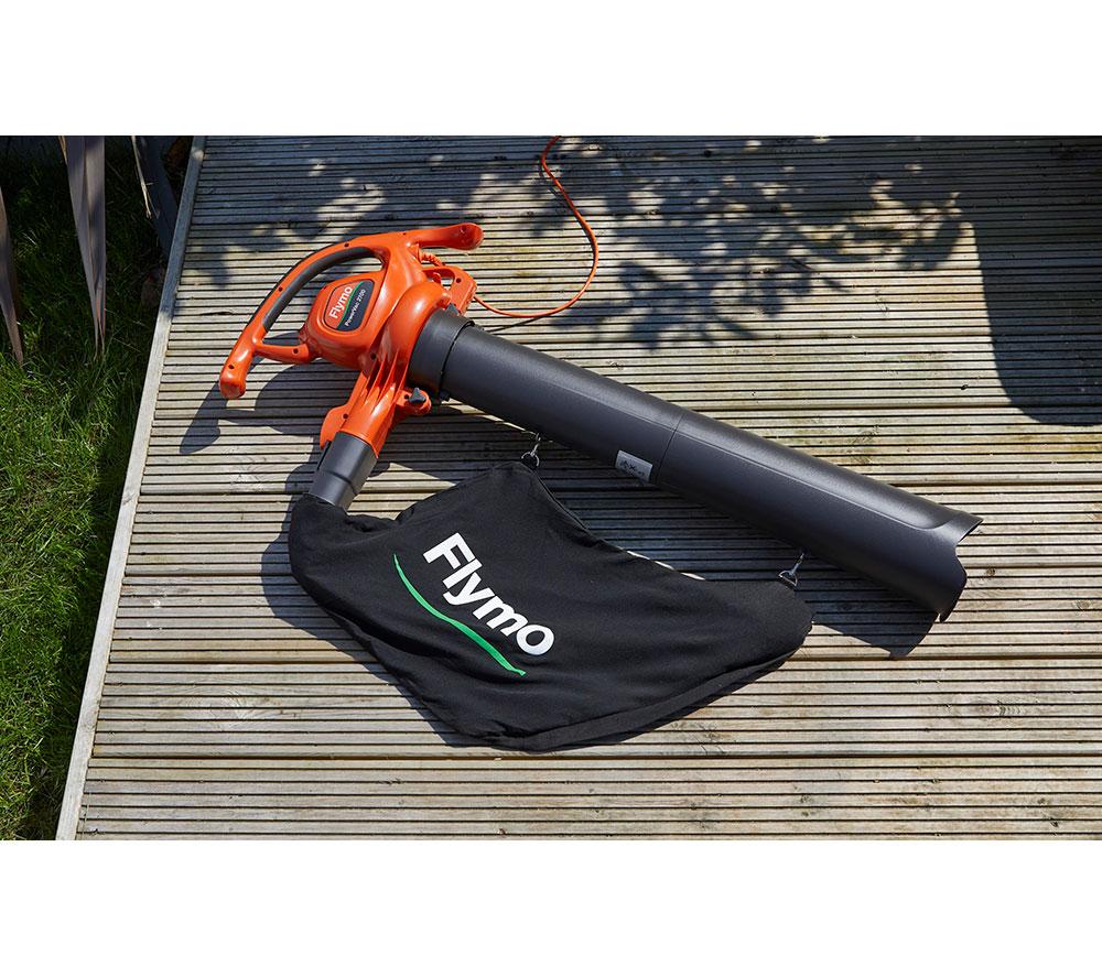 FLYMO PowerVac 2700 Garden Vacuum & Leaf Blower - Orange & Grey image number 9 of 9