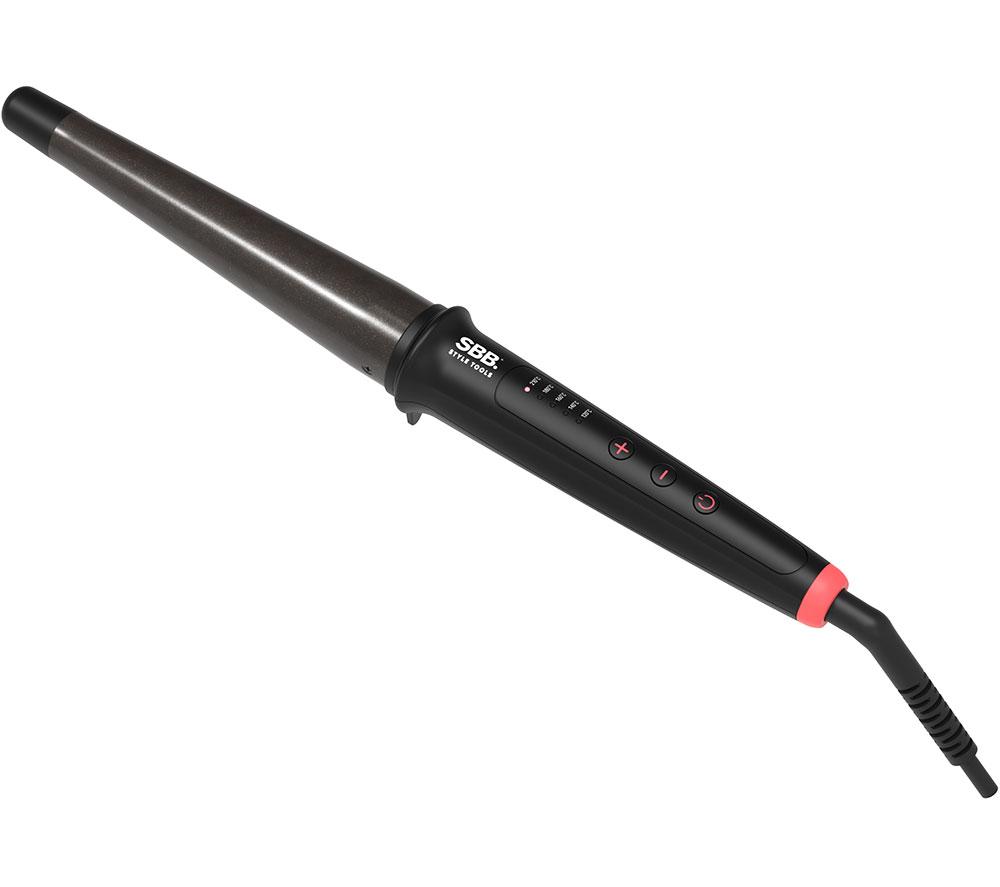 SBB SBWD-1000-GB Twirl & Curl Ceramic Wand - Black