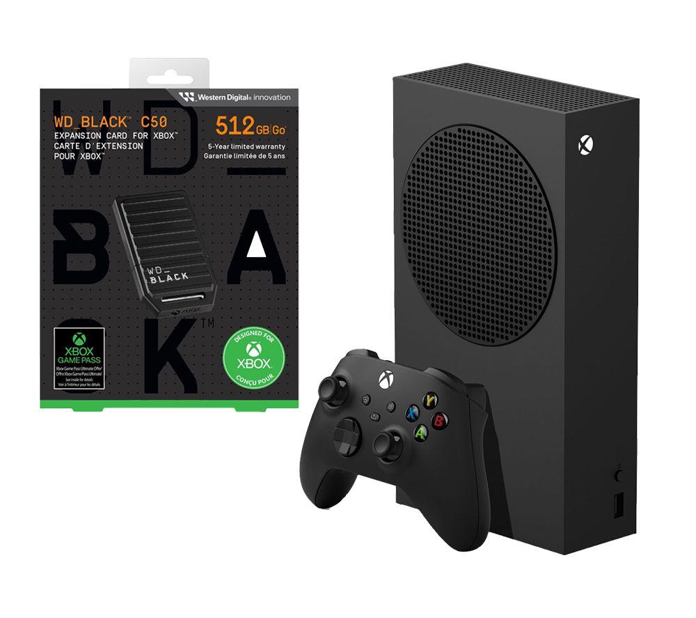 Microsoft Xbox Series S (1 TB SSD) & WD_BLACK C50 Expansion Card for Xbox Series X/S (512 GB) Bundle