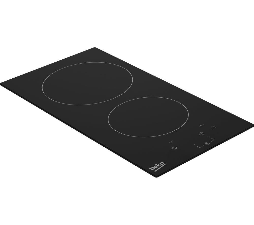 BEKO HDMC32410BT 30 cm Electric Ceramic Domino Hob - Black image number 2 of 6