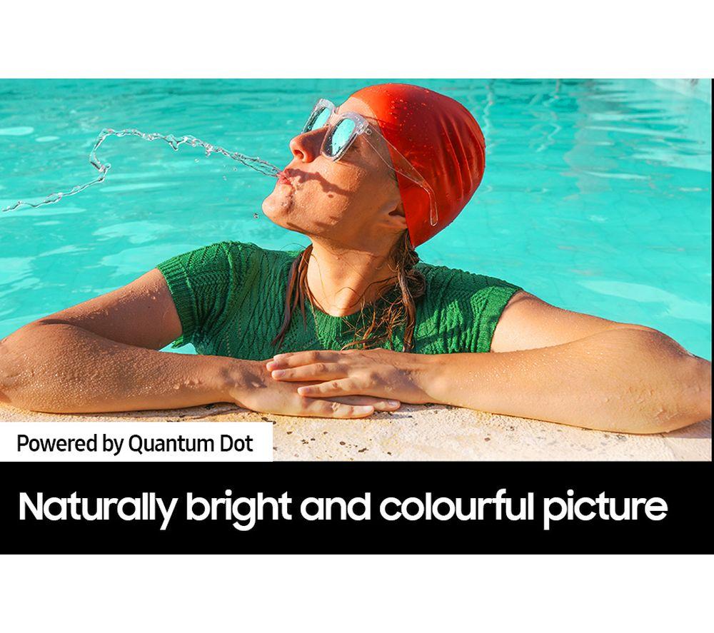 SAMSUNG The Serif QE50LS01DAUXXU 50" Smart 4K Ultra HD HDR QLED TV with Bixby & Amazon Alexa - Cloud White image number 2 of 12