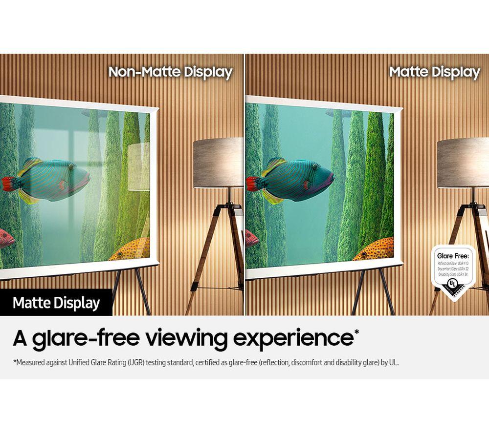 SAMSUNG The Serif QE50LS01DAUXXU 50" Smart 4K Ultra HD HDR QLED TV with Bixby & Amazon Alexa - Cloud White image number 5 of 12