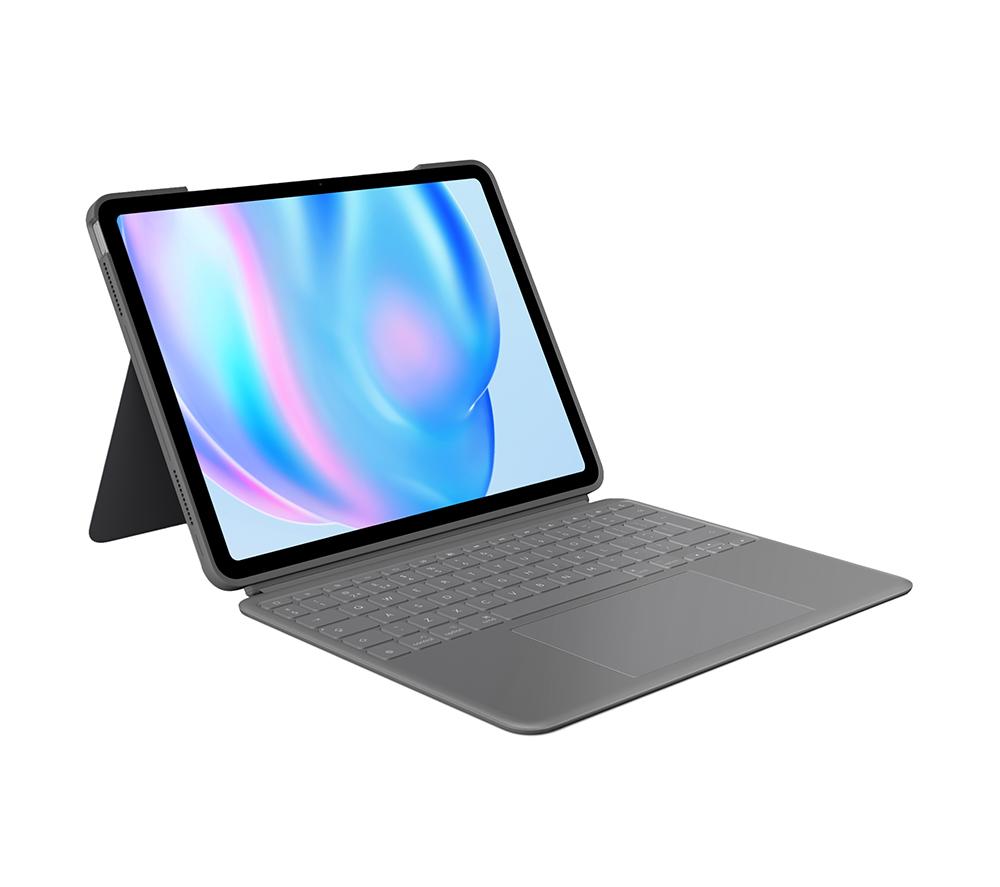 LOGITECH Combo Touch 13" iPad Air (M2 & M3) Keyboard Case - Grey