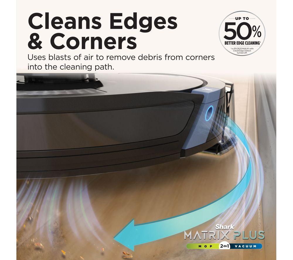 SHARK RV2620WAUK Matrix Plus 2-in-1 Robot Vacuum Cleaner - Black image number 3 of 10