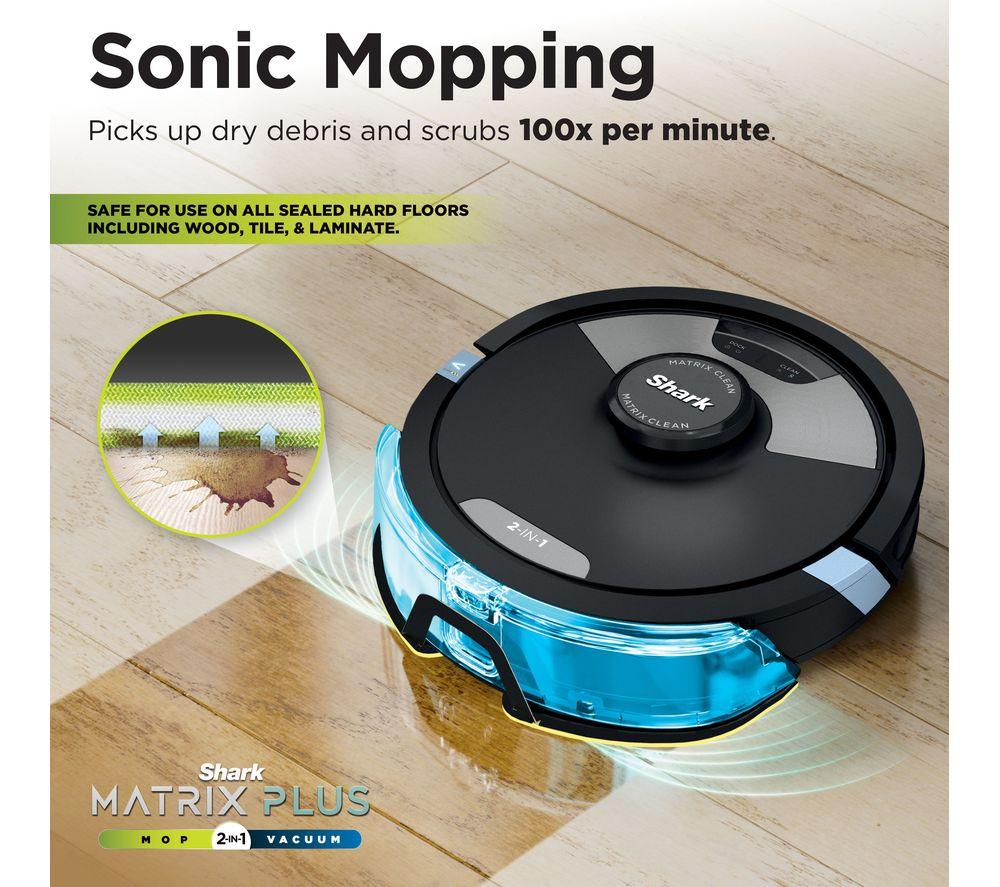 SHARK RV2620WAUK Matrix Plus 2-in-1 Robot Vacuum Cleaner - Black image number 8 of 10