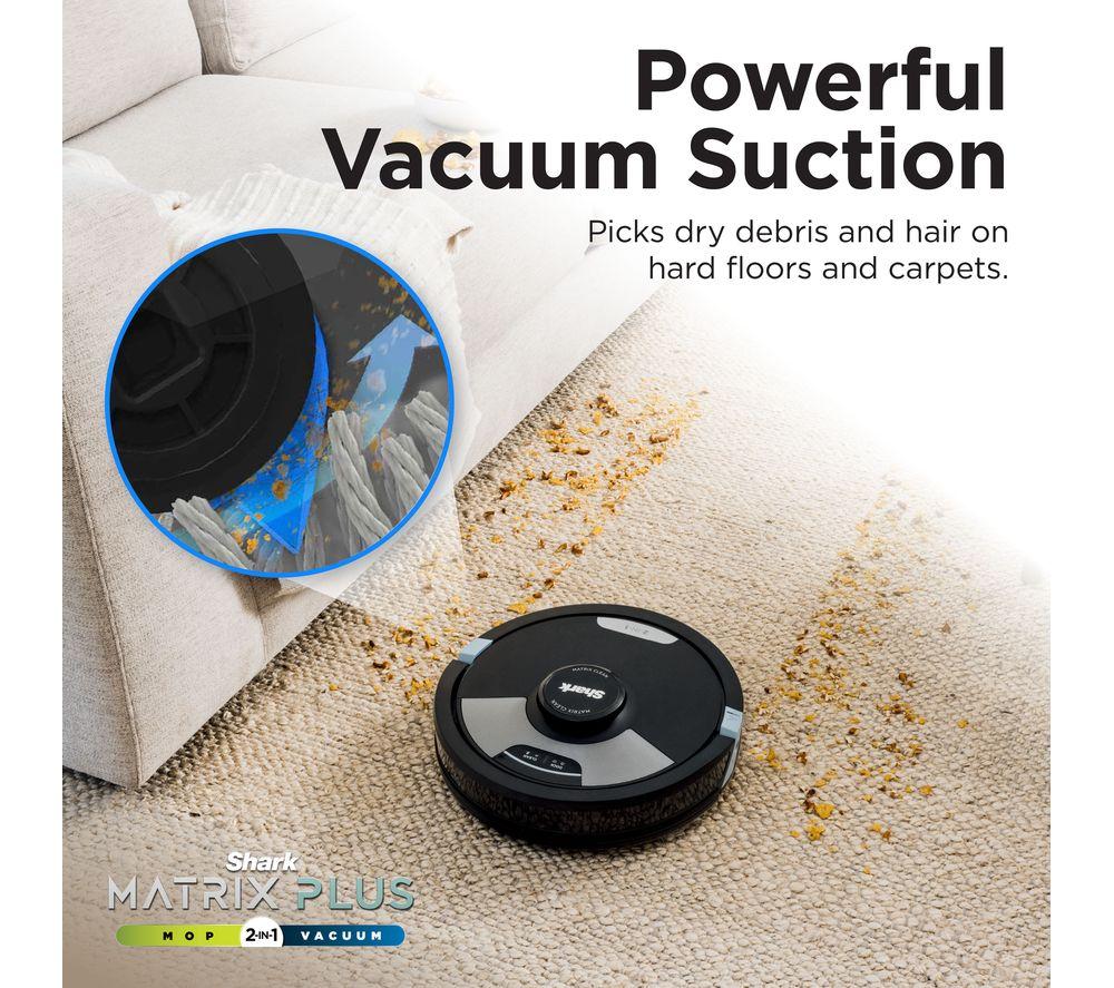 SHARK RV2620WAUK Matrix Plus 2-in-1 Robot Vacuum Cleaner - Black image number 10 of 10