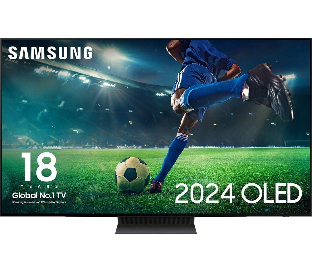 Samsung QE83S90DAEXXU 83 Smart 4K Ultra HD HDR OLED TV with Bixby & Amazon Alexa, Black