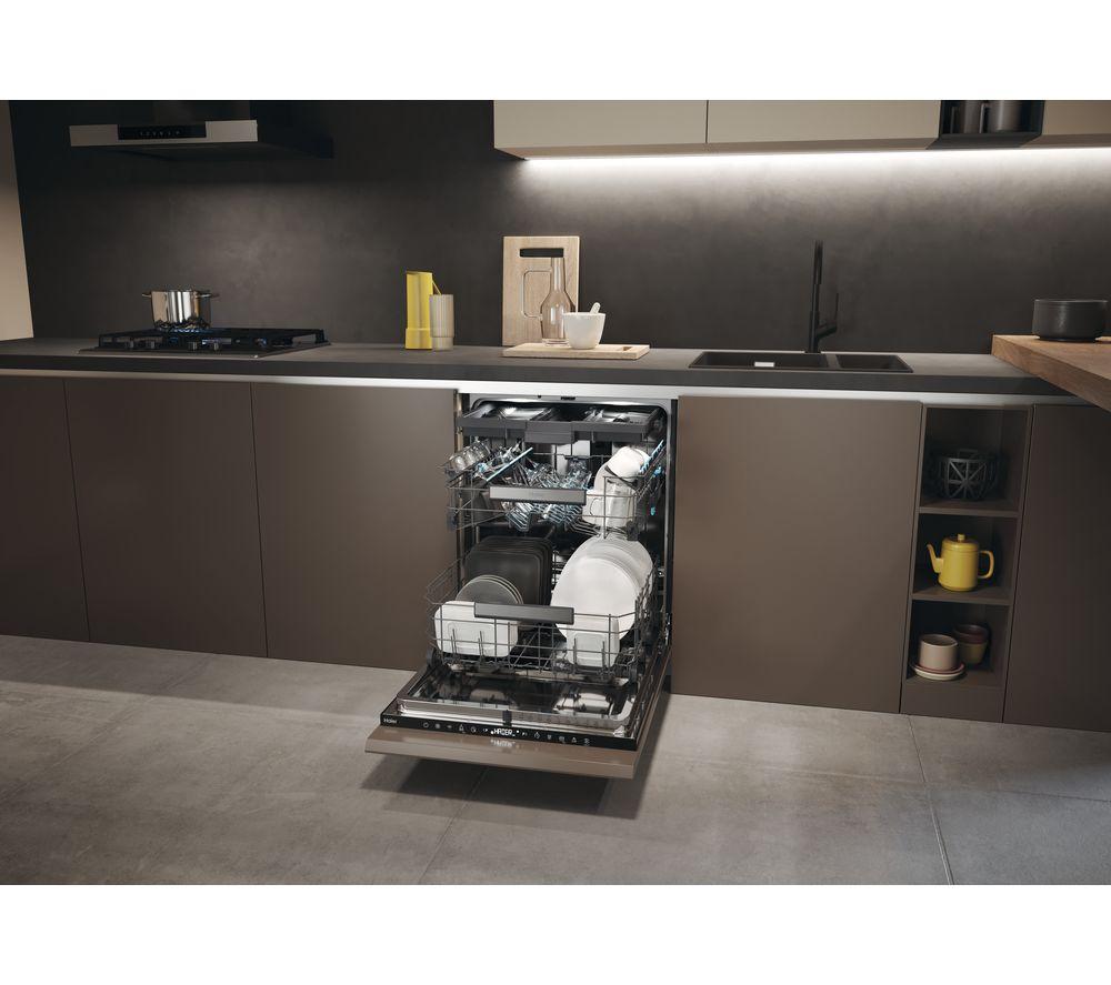 HAIER XS 6B4S3FSB-80 Full-size Fully Integrated WiFi-enabled Dishwasher image number 12 of 17