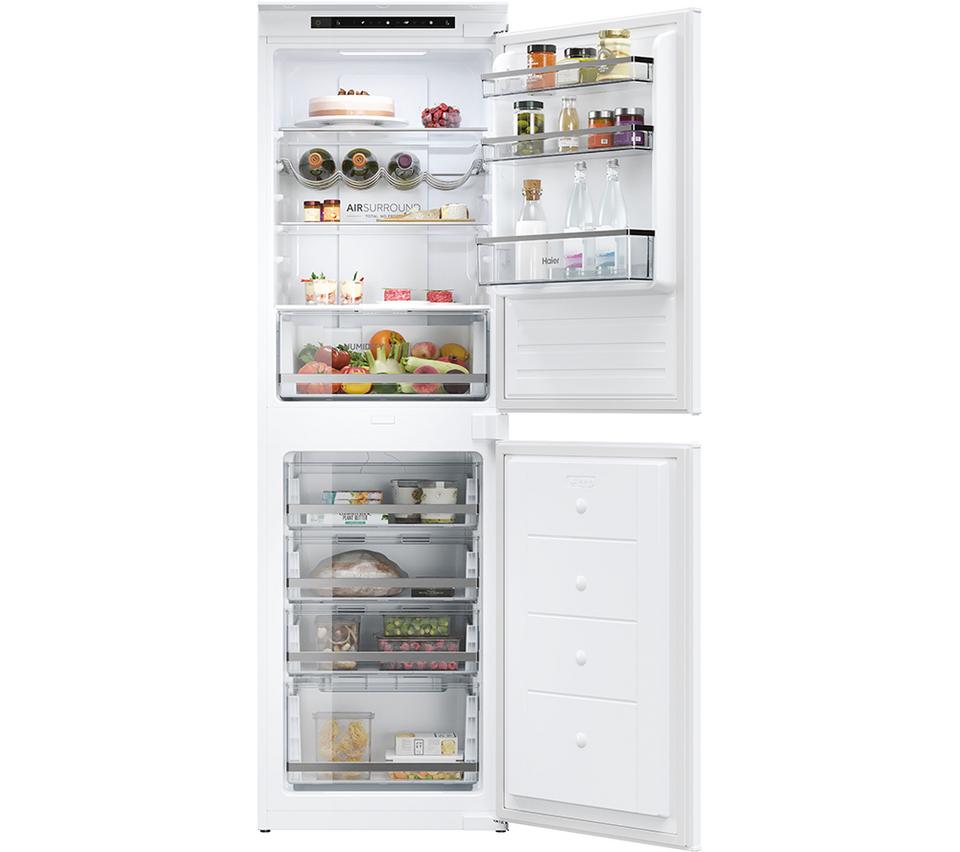 HAIER HB50T618FMK Integrated Smart 50/50 Fridge Freezer - Sliding Hinge