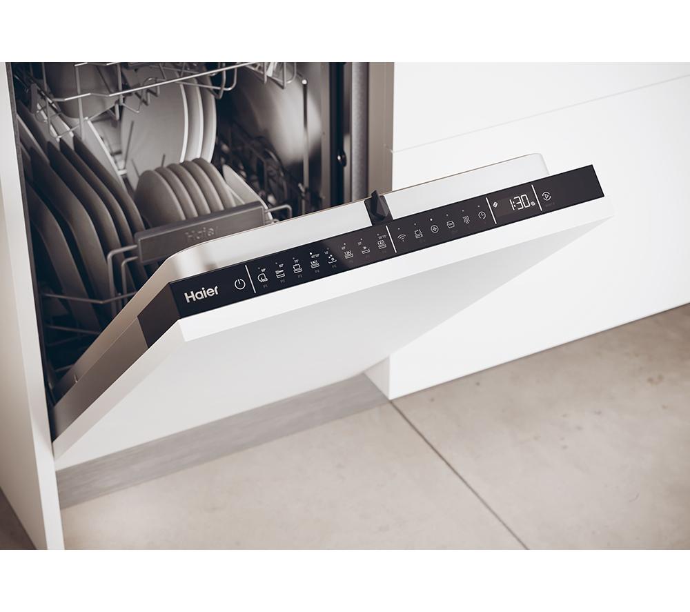 HAIER XI1C3TB2FB-80 Slimline Fully Integrated WiFi-enabled Dishwasher image number 12 of 13