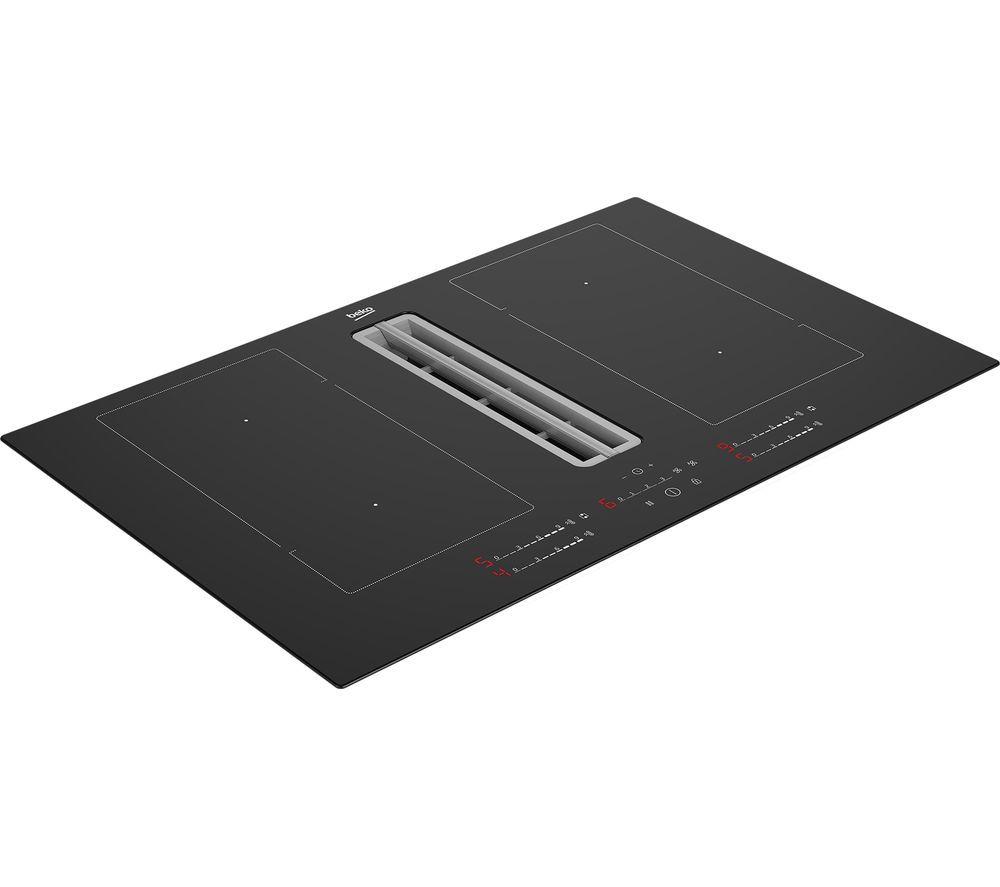 BEKO Pro HIXI84700UP 82 cm Vented Electric Induction Hob - Black image number 3 of 9