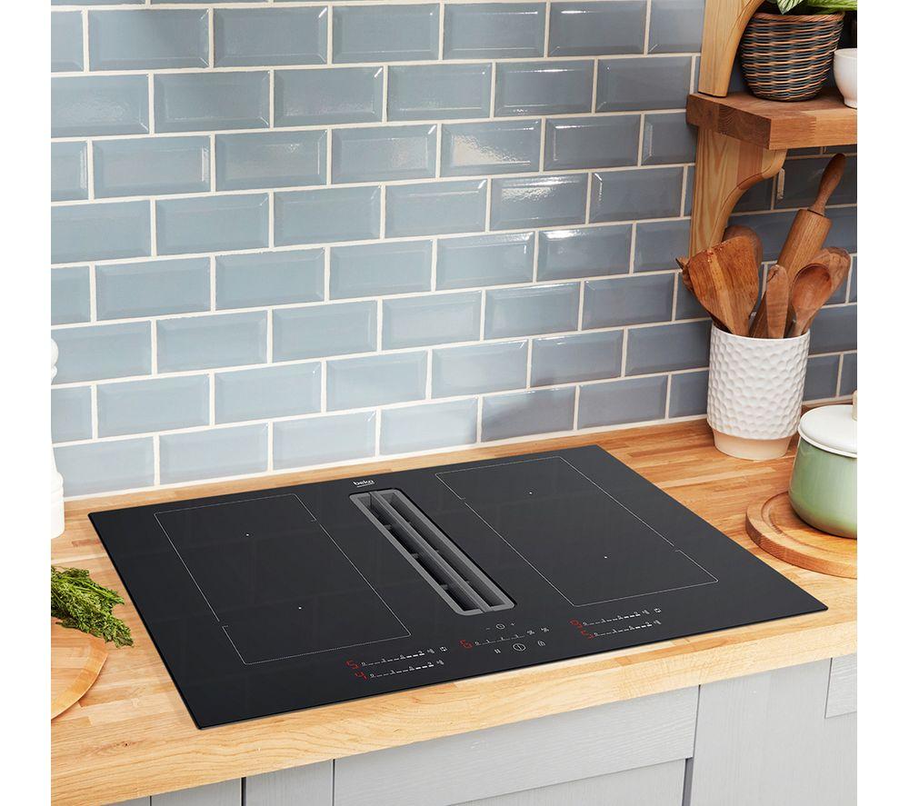 BEKO Pro HIXI84700UP 82 cm Vented Electric Induction Hob - Black image number 5 of 9