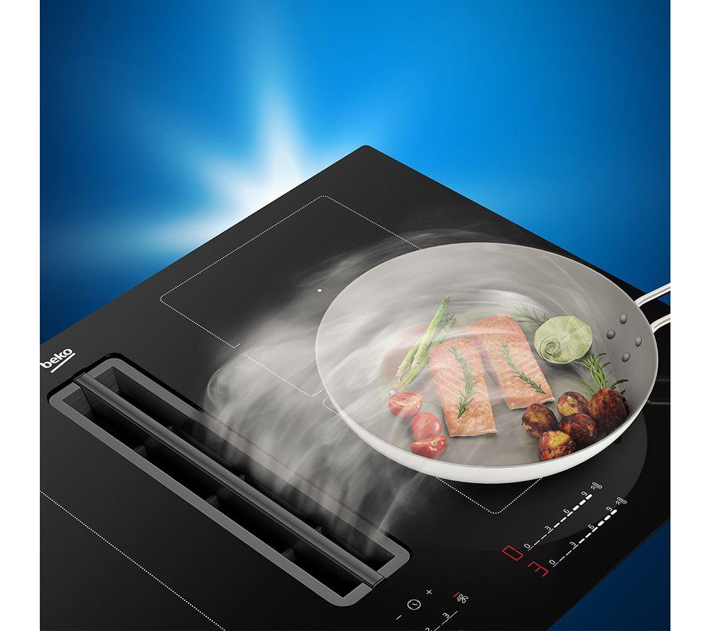 BEKO Pro HIXI84700UP 82 cm Vented Electric Induction Hob - Black image number 6 of 9