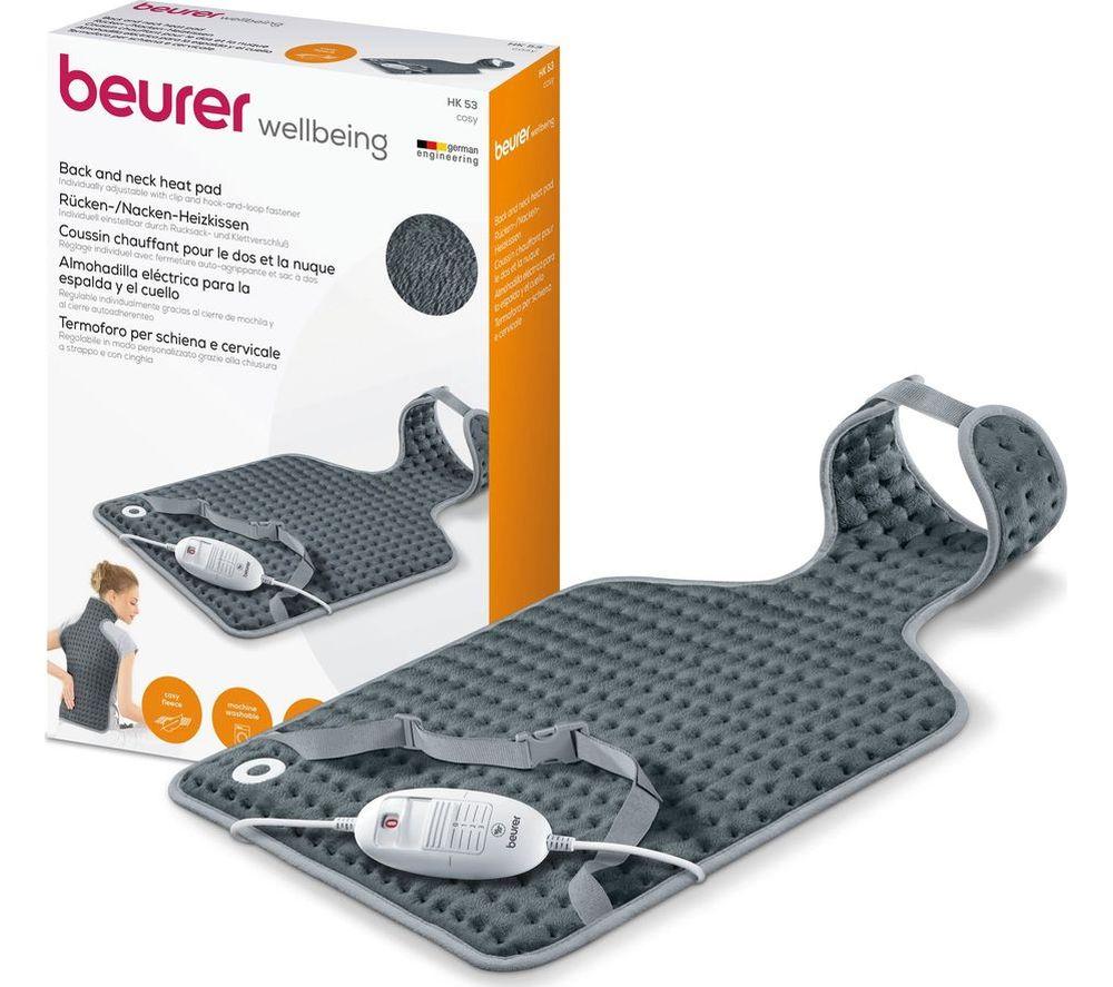 BEURER BEUHK53 Heat Pad for Back and Neck - Grey