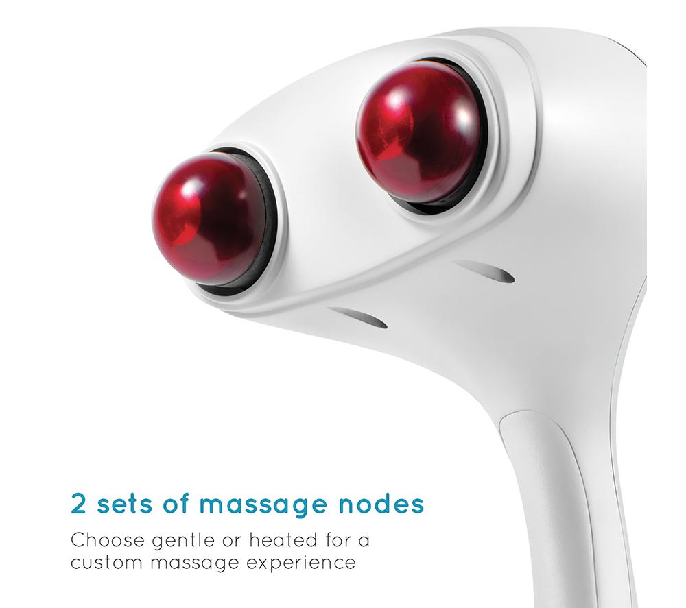 HOMEDICS Compact Percussion Handheld Body Massager - White image number 3 of 7