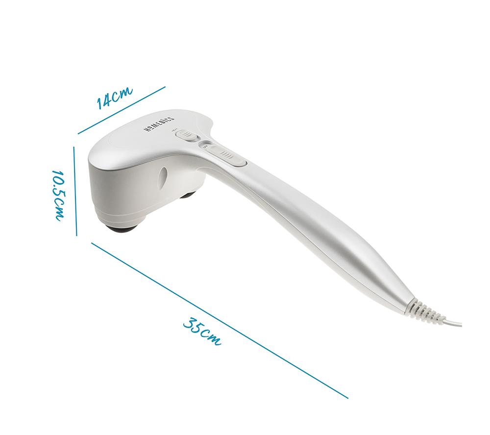 HOMEDICS Compact Percussion Handheld Body Massager - White image number 7 of 7
