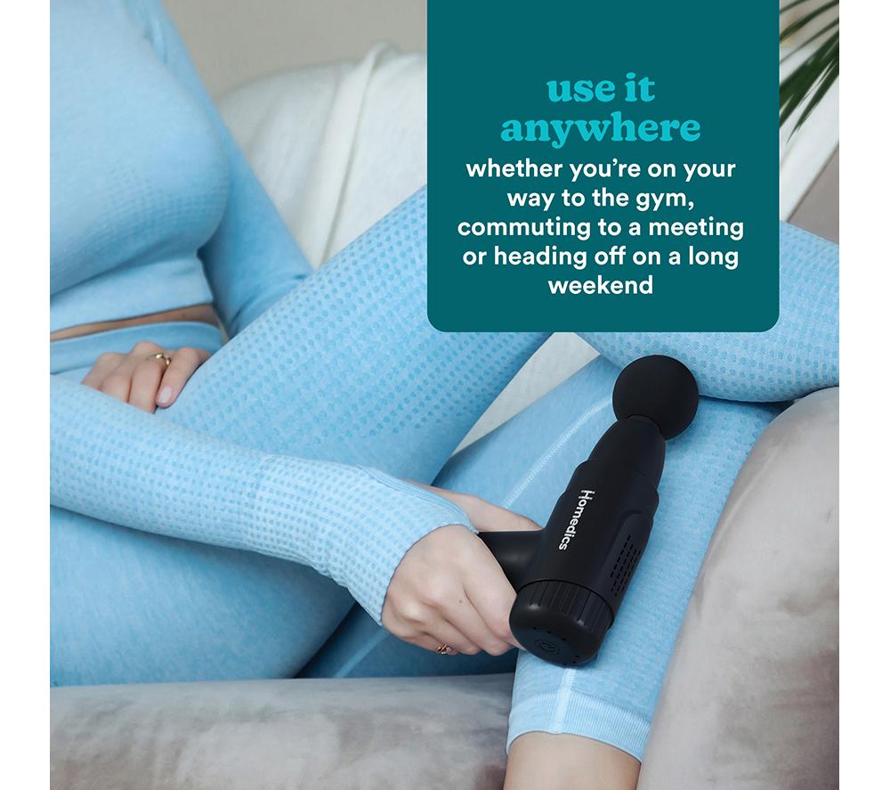 HOMEDICS PGM-45BK Novo Mini Handheld Body Massager - Black