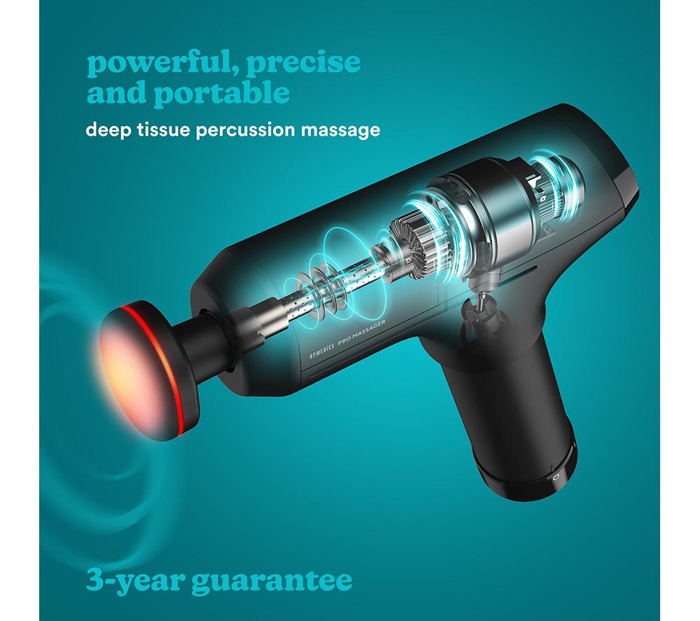 HOMEDICS Pro Physio Handheld Body Massager - Black image number 2 of 7