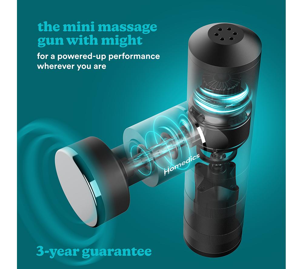 HOMEDICS HHP-65GM MYTI Mini Handheld Body Massager - Gun Metal image number 2 of 7