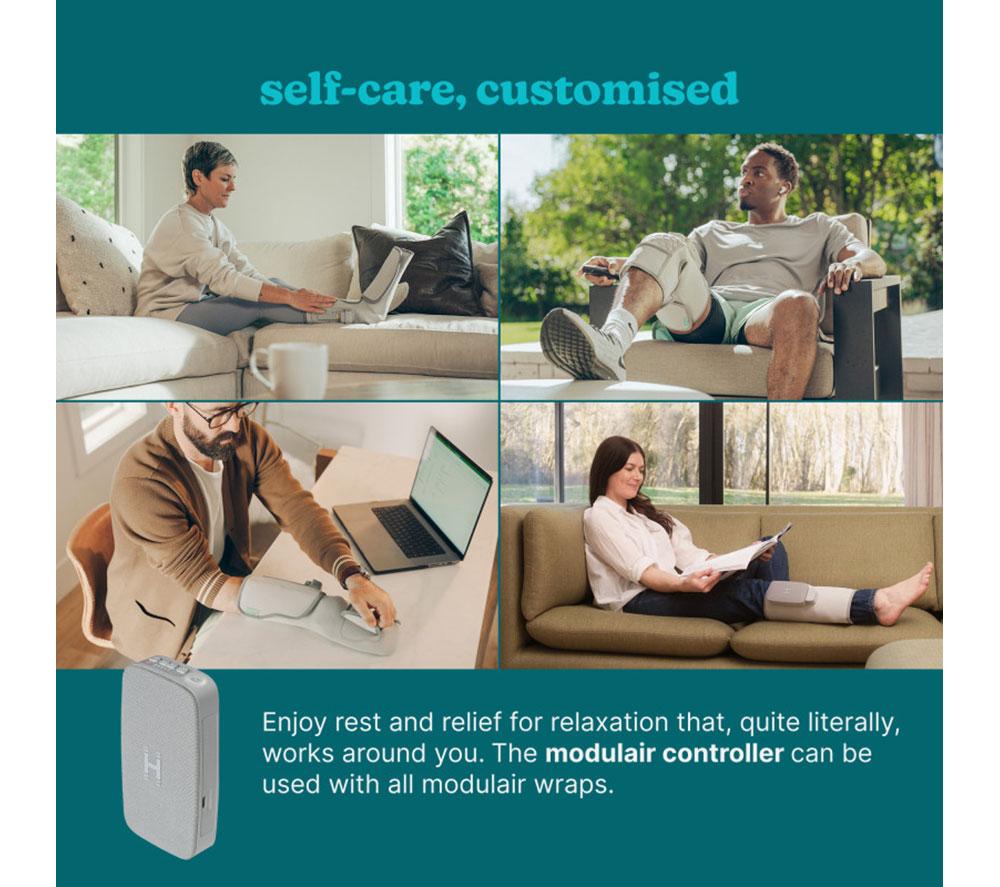 HOMEDICS Calf Compression Recovery Sleeve - Grey image number 5 of 7